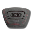 Cache Airbag Audi A6 C8 Alcantara Cuir Coutures