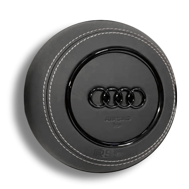 Cache Airbag Audi B8 Cuir Alcantara Avant 2017 - installé sur véhicule 3 - Becquet Voiture