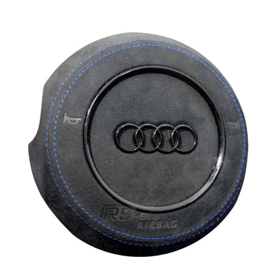 Cache Airbag Audi B8 Cuir Alcantara Avant 2017 - packshot studio - Becquet Voiture