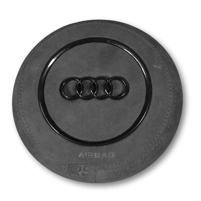Cache Airbag Audi B8 Cuir Alcantara Avant 2017 - vue arrière 3 - Becquet Voiture