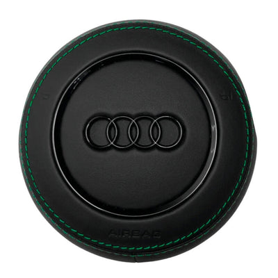 Cache Airbag Audi B8 Cuir Alcantara Avant 2017 - vue arrière 4 - Becquet Voiture