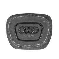 Cache Airbag Audi B9.5 Cuir Alcantara Coutures - en situation - Becquet Voiture