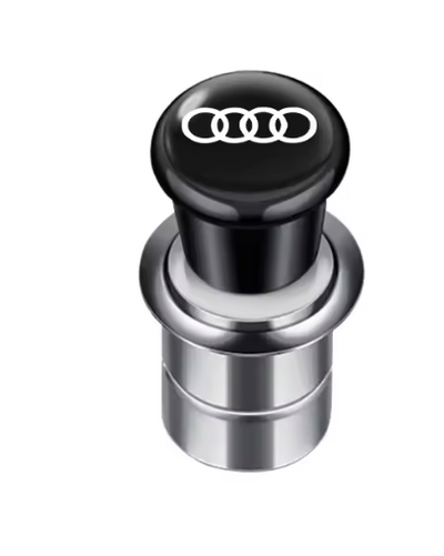 Cache Allume Cigare Audi 4 Anneaux Sline 46mm - vue de profil - Becquet Voiture