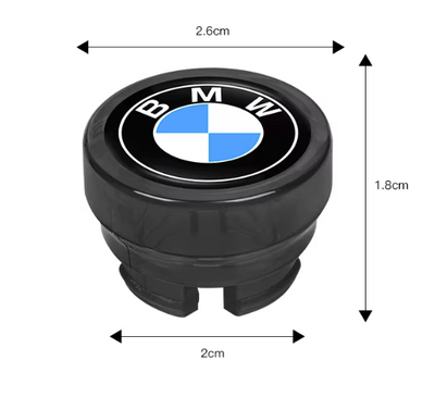 Cache Allume Cigare BMW M Logo Luxe Sport - vue arrière - Becquet Voiture