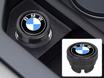 Cache Allume Cigare BMW M Logo Luxe Sport - vue de face - Becquet Voiture