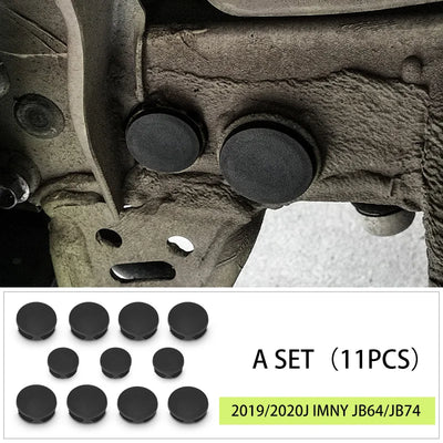 Cache Anti-Poussiere Chassis Suzuki Jimny JB64 JB74 - détail du montage - Becquet Voiture