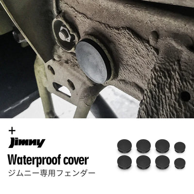 Cache Anti-Poussiere Chassis Suzuki Jimny JB64 JB74 - vue de face - Becquet Voiture