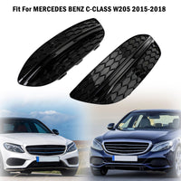 Abdeckung Frontscheibenheizung Mercedes C-Klasse W205 2015–2018 - am Fahrzeug montiert - Becquet Voiture
