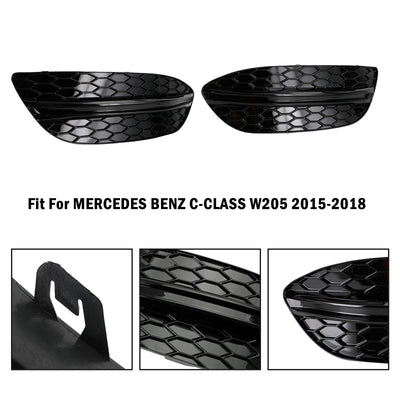 Cache Antibrouillard Avant Mercedes Classe C W205 2015-2018 - packshot studio - Becquet Voiture