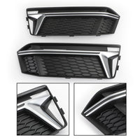 Cache Antibrouillard Chromé Audi S4 A4 S-Line B9 2016-2018 - vue arrière - Becquet Voiture