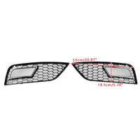 Waben-Abdeckung für Nebelscheinwerfer Audi A4 B8.5 2013–2015 - Rückansicht - Becquet Voiture