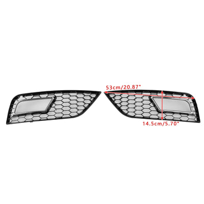 Cache Antibrouillard Nid Abeille Audi A4 B8.5 2013-2015 - vue arrière - Becquet Voiture