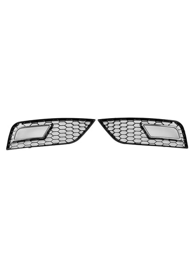 Cache Antibrouillard Nid Abeille Audi A4 B8.5 2013-2015 - vue de dessus - Becquet Voiture