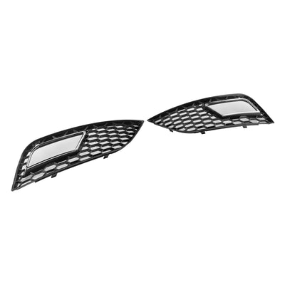 Cache Antibrouillard Nid Abeille Audi A4 B8.5 2013-2015 - vue de face 2 - Becquet Voiture
