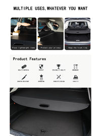 Cache-Bagages Rétractable Cadillac Escalade 2021-2023 - vue de trois-quarts - Becquet Voiture
