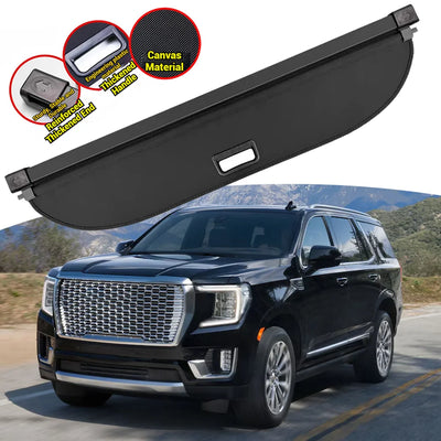 Cache-Bagages Rétractable GMC Yukon 2021-2023 - vue de face - Becquet Voiture