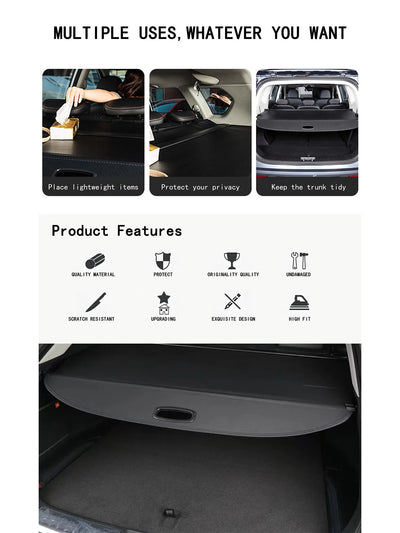 Cache-Bagages Rétractable Nissan Murano 2015-2024 - vue de trois-quarts - Becquet Voiture