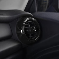Cache Bouton Climatisation Mini Cooper F55 F56 F57 - vue de trois-quarts - Becquet Voiture