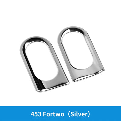 Cache Clignotant Latéral Inox Smart 453 Fortwo - vue de dessus - Becquet Voiture