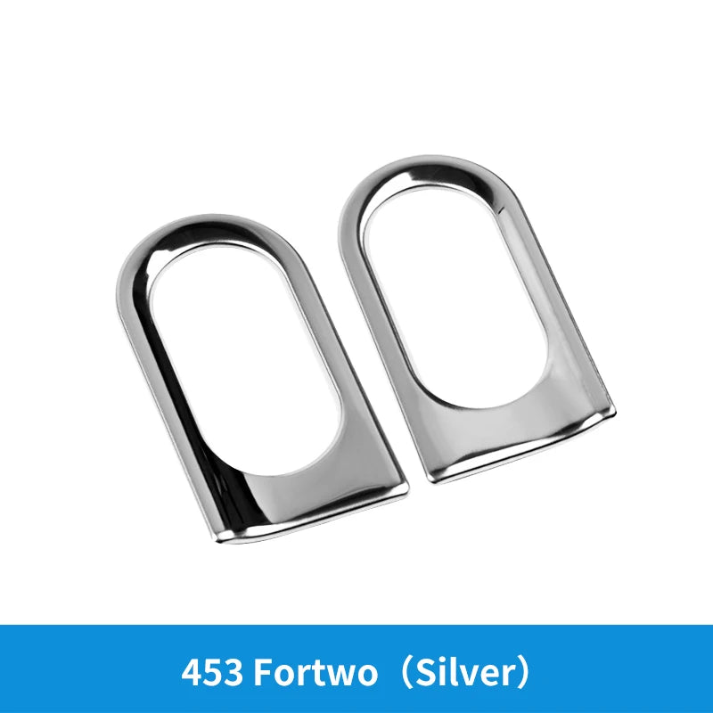 Cache Clignotant Latéral Inox Smart 453 Fortwo - vue de dessus - Becquet Voiture