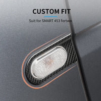 Cache Clignotant Latéral Inox Smart 453 Fortwo - vue de trois-quarts - Becquet Voiture