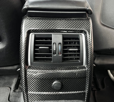 Cache Climatisation Arrière Carbone BMW F80 F82 - vue arrière - Becquet Voiture