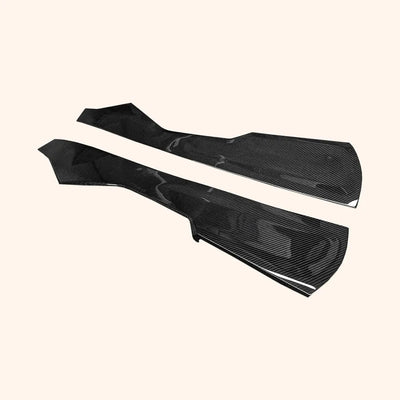 Cache Console Centrale Carbone BMW M3 G80 M4 G82 2020-2024 - vue de trois-quarts - Becquet Voiture