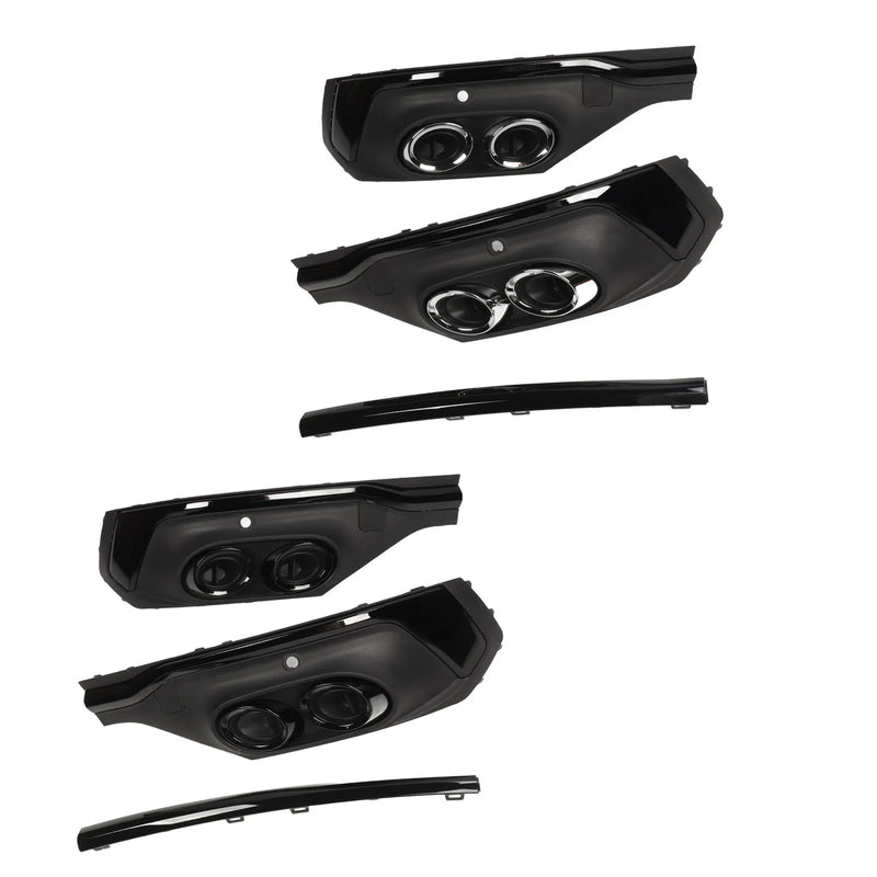 Cache d'Échappement Diffuseur Arrière Audi Q5 SQ5 Sportback 2021+ - packshot studio - Becquet Voiture