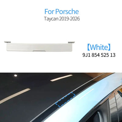 Cache de Barre de Toit Porsche Taycan 9J1 2019-2026 - vue de dessus - Becquet Voiture