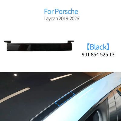 Cache de Barre de Toit Porsche Taycan 9J1 2019-2026 - vue rapprochée - Becquet Voiture
