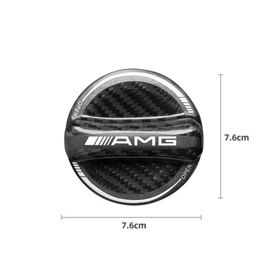 Cache de Bouchon de Réservoir Carbone Mercedes AMG - packshot studio - Becquet Voiture