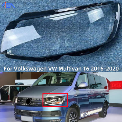 Cache de Phare en Verre Volkswagen Multivan T6 2016-2020 - vue de face - Becquet Voiture