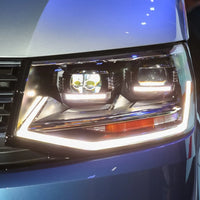 Cache de Phare en Verre Volkswagen Multivan T6 2016-2020 - vue de profil - Becquet Voiture