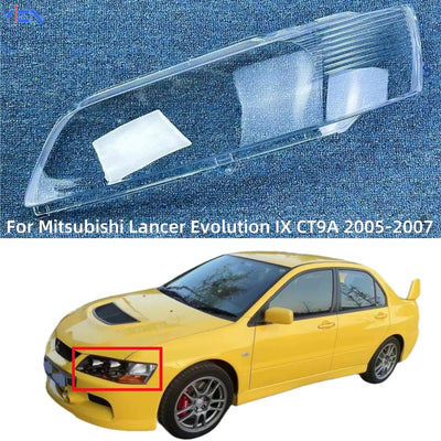 Cache de Phare Mitsubishi Lancer Evo IX 2005-2007 - vue de face - Becquet Voiture