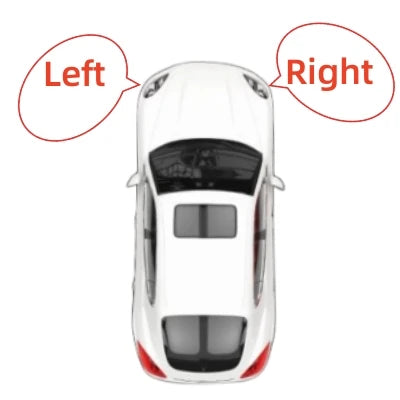 Cache de Phare Transparent Volkswagen Touareg 2016-2018 - vue de dessus - Becquet Voiture