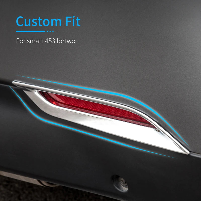 Decorative Outer Trim Cover for Smart Fortwo 453 - rear view - Becquet Voiture