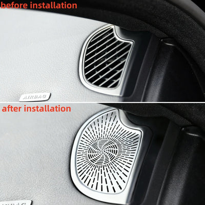 Cache Décoratif Sortie d'Air Mercedes Classe S W222 - vue arrière - Becquet Voiture