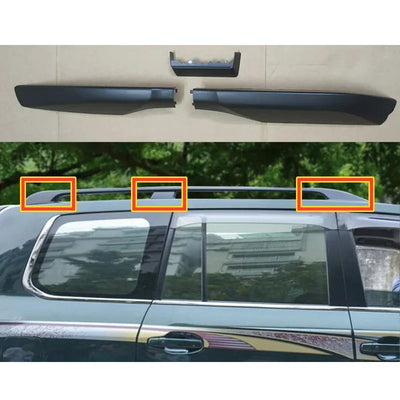 Cache-Embouts Barres de Toit Toyota Land Cruiser Prado 150 2010-2017 - vue arrière - Becquet Voiture