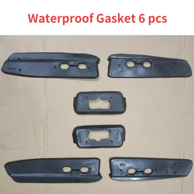 Cache-Embouts Barres de Toit Toyota Land Cruiser Prado 150 2010-2017 - vue de dessus - Becquet Voiture