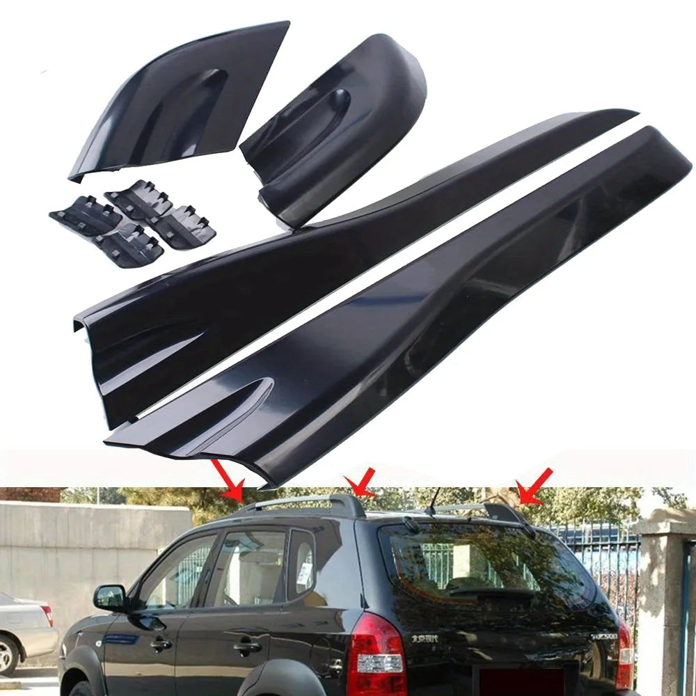 Cache-Embouts de Barres de Toit Hyundai Tucson 2004-2008 - vue de face - Becquet Voiture