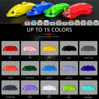Cache Étrier de Frein Audi A3 A4 A5 Q5 (Jeu de 4) - packshot studio - Becquet Voiture
