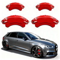 Brake Caliper Cover Audi A3 A4 A5 Q5 (Set of 4) - front view - Becquet Voiture