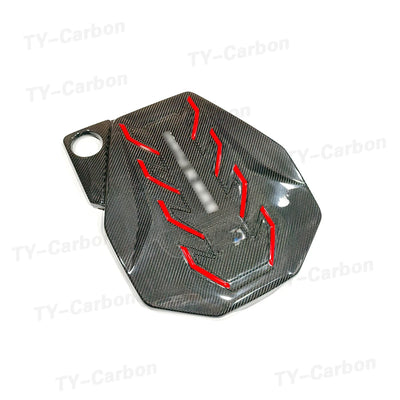 Cache Moteur Carbone BMW G90 M5 2025+ - installé sur véhicule - Becquet Voiture