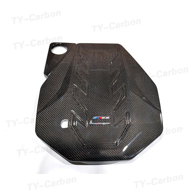 Cache Moteur Carbone BMW G90 M5 2025+ - packshot studio - Becquet Voiture