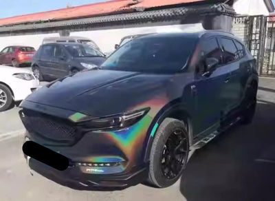 Cache Moteur Carbone Mazda CX-5 CX-8 2017-2021 - vue de profil - Becquet Voiture