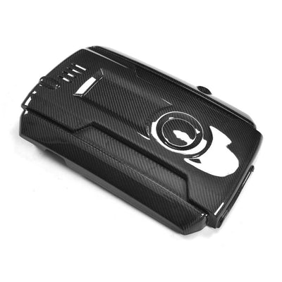 Cache Moteur Fibre Carbone VW Golf 7 GTI - vue arrière - Becquet Voiture