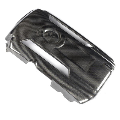 Cache Moteur Fibre Carbone VW Golf 7 GTI - vue de profil - Becquet Voiture