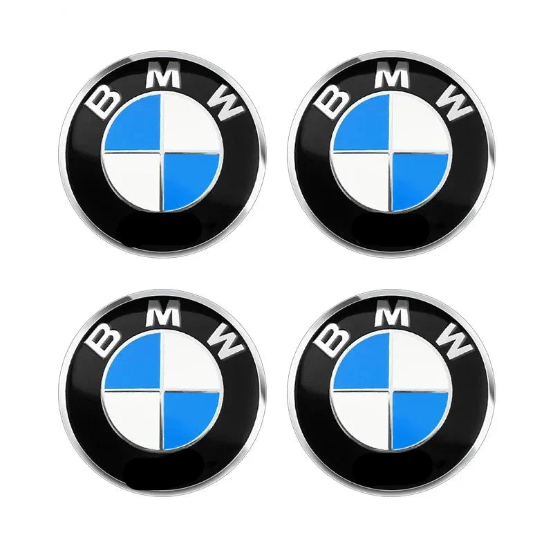 Cache Moyeu Jante BMW 56mm 68mm Noir - packshot studio - Becquet Voiture