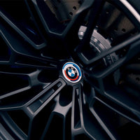 Cache Moyeu Jante BMW 56mm 68mm Noir - vue arrière - Becquet Voiture