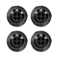 Cache Moyeu Jante BMW 56mm 68mm Noir - vue rapprochée - Becquet Voiture